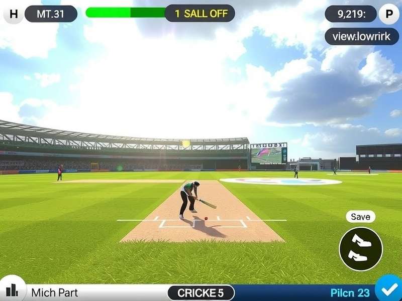 Supreme Cricket Gameplay Screenshot